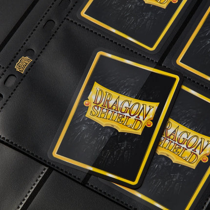 Hojas 18 Bolsillos Negro Non Glare (50 unidades) |  Dragon Shield